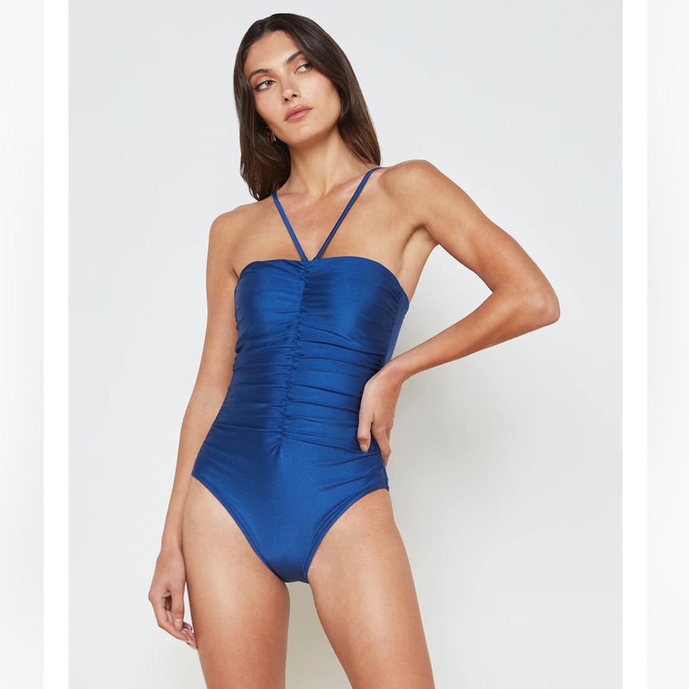 L’Agence Aubrey Ruched One Piece